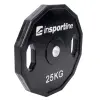 Insportline Gumírozott súlyzótárcsa inSPORTline Ruberton 25 kg