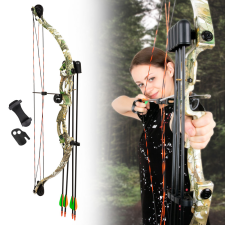 Insportline Íj szett inSPORTline Monyta 20 lbs Camo vadász és íjász felszerelés