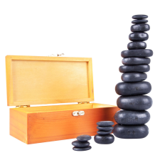 Insportline Lávakő inSPORTline Basalt Stone - 20 db gyógyászati segédeszköz