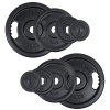 Insportline Olimpiai súlytárcsák készlete inSPORTline Castblack 2-20 KG