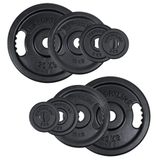 Insportline Olimpiai súlytárcsák készlete inSPORTline Castblack 2-20 KG súlytárcsa