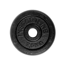 Insportline Öntöttvas súlyzótárcsa inSPORTline Castblack 2,5 kg súlytárcsa
