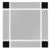 Insportline Puzzle fitness szőnyeg sarok összekötő elem Simple 4db fekete