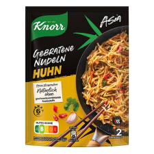 Instant KNORR Spaghetteria Ázsiai pirított tészta enyhén csípos csirkés ízesítéssel 121g alapvető élelmiszer