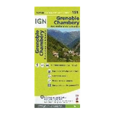 Institut Geographique National Grenoble / Chambery idegen nyelvű könyv