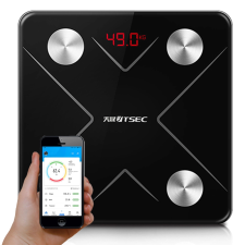 Intelligens fürdőszobai mérleg Bluetooth funkcióval mérleg