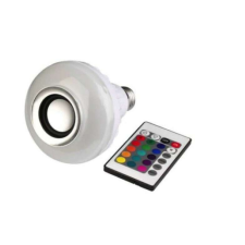  Intelligens LED izzó, Zenélő, Bluetooth, Távirányítóval izzó