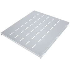 Intellinet 1U 19" Fixed Shelf rack polc 345mm szürke (712231) (in-712231) asztali számítógép kellék