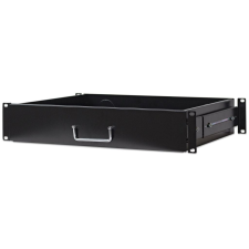 Intellinet 2U 19" Drawer Shelf rack polc 350mm fekete (714938) (in-714938) asztali számítógép kellék