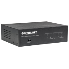 Intellinet 561204 PoE+ Gigabit Smart Switch Fekete hub és switch