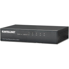 Intellinet 5-Port Fast Ethernet Office Switch Fast Ethernet (10/100) Fekete (523301) hub és switch
