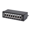 Intellinet 8-Port Cat6a Patchpanel FTP Desktop schwarz (720908)
