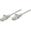 Intellinet Network Solutions Network Patch Cable - Cat6 - 0.25m - Grey - Copper - U/UTP - PVC - RJ45 - Gold Plated Contacts - Snagless - Booted - Lifetime Warranty - Polybag - 0.25 m - Cat6 (738095)