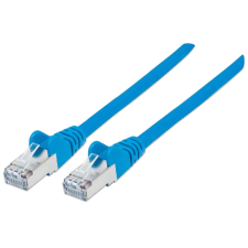 Intellinet S/FTP CAT7 Patch kábel 7.5m - Kék kábel és adapter