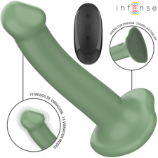 INTENSE FUN INTENZÍV - BECCA VIBRÁTOR TAPADÓKORONGGAL 10 REZGÉS ZÖLD TÁVIRÁNYÍTÓVAL vibrátorok