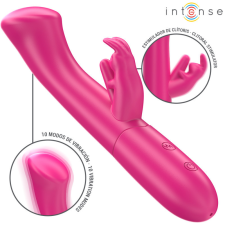 INTENSE FUN INTENZÍV - JULIETA NYÚL VIBRÁTOR 18,6 CM 10 REZGÉSEK RÓZSASZÍNŰ vibrátorok
