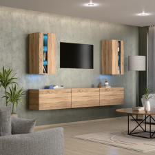 Intenso Concept-21 nappali faliszekrény sor - 240 cm (sonoma tölgy) bútor