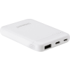 Intenso XS5000 powerbank, 5000 mAh, 5v, 2,1A, USB-A és USB Type-C, fehér (7313522)