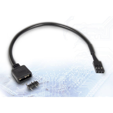 Inter-Tech Adapter 1x 3pin 5V RGB -> 1x VDG-Anschluss, 20cm retail (88885550) kábel és adapter