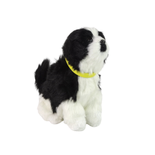 interaktív border collie plüss kutya plüssfigura