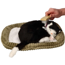  Interaktív játék Perfect Petzzz fekete-fehér macska plüssfigura