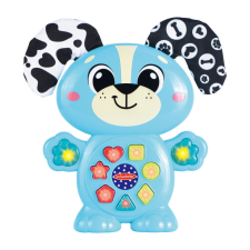  Interaktív kutya hang-és fényhatások 15 cm készségfejlesztő