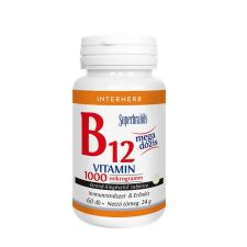  INTERHERB B12-VITAMIN 1000MCG/TABLETTA 60X vitamin és táplálékkiegészítő