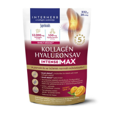 Interherb Intense-Max Kollagén Hyaluronsav porcépítő italpor Narancs vitamin és táplálékkiegészítő