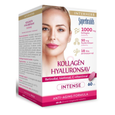  INTERHERB KOLLAGÉN HYALURONSAV INTENSE TABLETTA 60X vitamin és táplálékkiegészítő