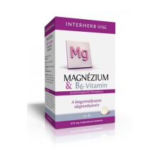 Interherb Magnézium 375 mg+ B6-vitamin tabletta 30db vitamin és táplálékkiegészítő