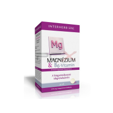 Interherb magnézium + b6 -vitamin tabletta 30db vitamin és táplálékkiegészítő