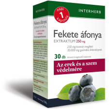 Interherb napi1 fekete áfonya extraktum 250mg 30 db vitamin és táplálékkiegészítő