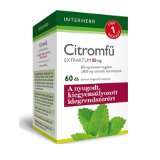  Interherb Napi 1 Citromfű extraktum kapszula (60 db) gyógyhatású készítmény