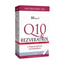  Interherb Q10 Rezveratrol Kapszula 30db vitamin és táplálékkiegészítő