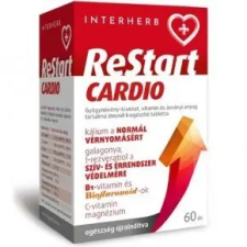 Interherb Restart Cardio tabletta - 60db vitamin és táplálékkiegészítő