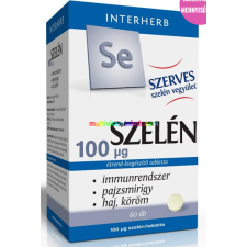 Interherb SZERVES Szelén 100 mcg, 60 db tabletta - Interherb vitamin és táplálékkiegészítő