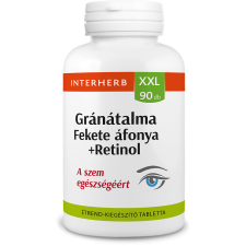  Interherb xxl gránátalma és fekete áfonya+retinol tabletta 90 b gyógyhatású készítmény