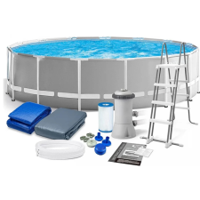 Intex 203200195 Fémvázas medence szett Prism 457x122 cm medence