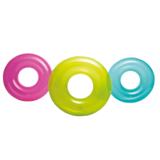 Intex - Felfújható úszógumi áttetsző neon színben (1 db) úszógumi, karúszó