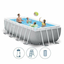 Intex Fémvázas medence szett Intex Prism 400x200x122 cm medence