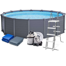 Intex Frame Pool Graphit Medence szett 478x124cm (26384NP) medence