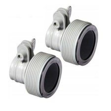  INTEX hollanderes átalakító, 32mm medence csatlakozáshoz, szoritóanyával (29061), 2 db / csomag medence kiegészítő