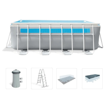 Intex MetalPrism Set Vision négyszögletű medence 400 x 200 x 120 cm (26770) medence