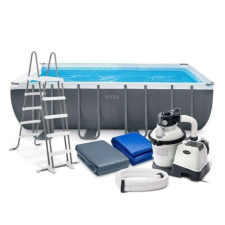 Intex Ultra Frame XTR négyszögletes fémvázas Medence kiegészítőkkel 549x274x132cm (26356NP) medence