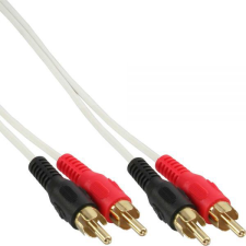 Intos InLine 89933W audio kábel 2 M 2 x RCA Fehér (89933W) kábel és adapter