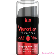 Intt Vibration! - folyékony vibrátor - eper (15ml) potencianövelő