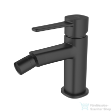 Invena GLAMOUR bidé csaptelep click-clack leeresztővel,matt fekete BB-02-004-V csaptelep