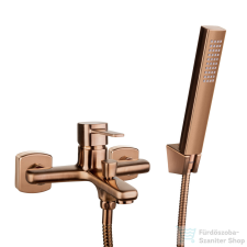 Invena GLAMOUR kádtöltő csaptelep zuhanyszettel,réz BW-02-014-V csaptelep