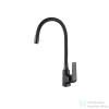 Invena LIGARIA Eco Start konyhai csaptelep, álló, flexibilis kifolyócsővel, fekete BZ-39-004-L