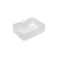 Invena NERI mosdókagyló, négyszögletű, asztali, 49 cm, fehér szaniter